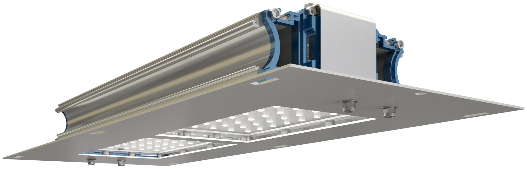 Картинка светодиодный светильник  Технологии света TL-PROM 100 AZS PR Plus 5К (Д) 93Вт 5000К 