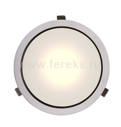 Картинка светодиодный светильник  Ферекс Даунлайт ДВО 22Вт 5000К IP65 