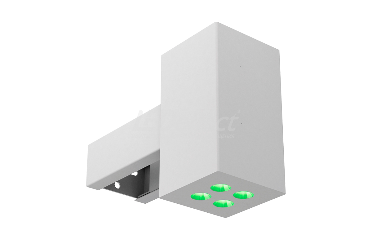 Картинка светодиодный светильник  ЛЕД-Эффект КУБИК 20ВТ КСС «Г55+12» RGBW 